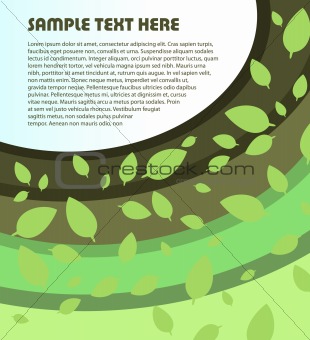 Abstract green eco background