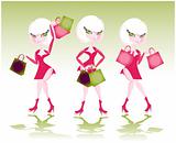 Fashion shopping female 