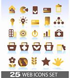 25 web icons set