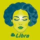 Woman Face Beauty Libra Horoscope zodiac seria