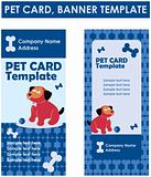 Bone and Paw card web banner template