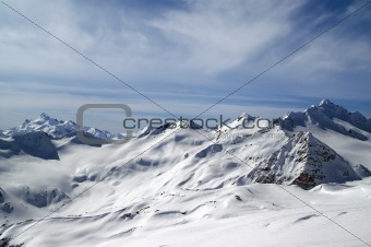 View from the ski slope