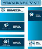 Medical ID business set with Rx icons
