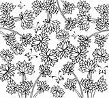 Floral Monochrome pattern