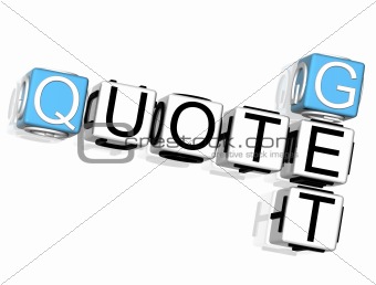 Get a Quote Crossword