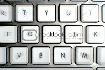 Modern aluminum keyboard