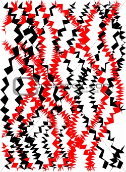 abstract red & black background