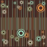 Abstract vector card, background in retro style, wallpaper