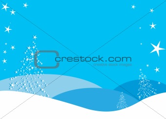 Christmas background, abstract christmas tree