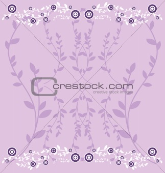 Vector Flowers background, greetings card design