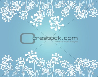 soft background flowers, abstract vector pattern