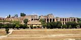Ruins of Palatine hill palace in Rome, Italy