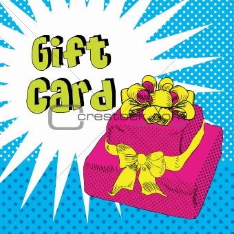 Retro Popart Gift card