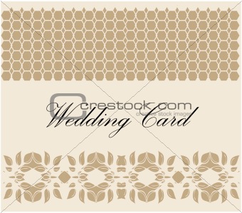 white lace wedding card