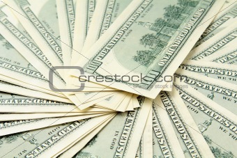 money background from dollars