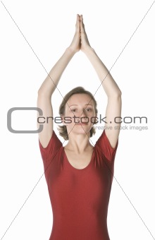 Exercising woman