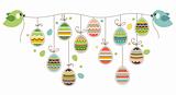 Easter decoration with birds