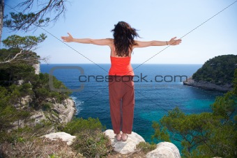 Woman on top at Menorca