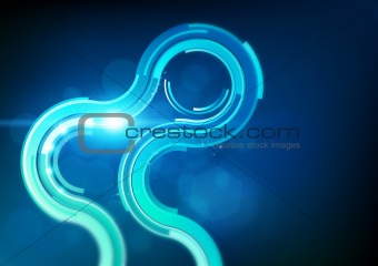 Technology Curves Background