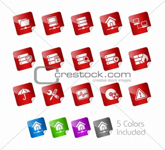 Network, Server & Hosting // Stickers Series