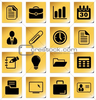 Office and business icons.