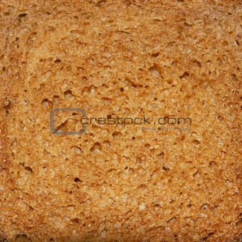 The cut of brown bread