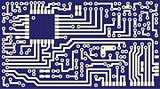 Background for business cards - circuit board