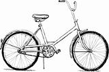 Old bicycle - vector eps8
