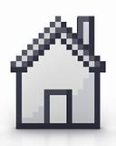 Pixelated house frontal view
