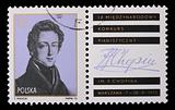 Poland - CIRCA 1975: A stamp - Frederic Chopin