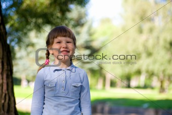 Laughing little girl