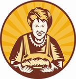 Grandma granny baker cook loaf bread
