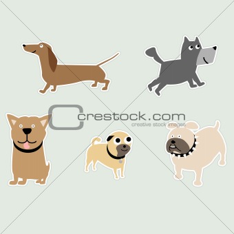 Dog stickers