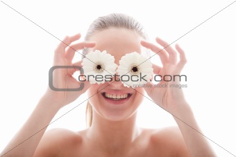 GerberaGlasses with a smile