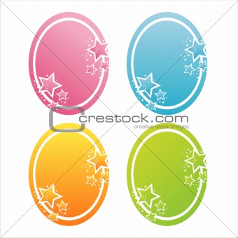 colorful stars banners