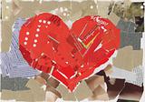 Heart collage