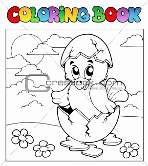 Coloring book with Easter theme 3