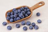 scoop of blueberries