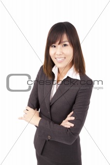 Smart asian business woman