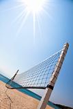 Beach Volleyball and sunlight