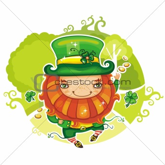 St. Patrick's Day leprechaun series 4