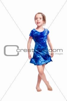 Dancing little girl