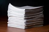 Stack of papers