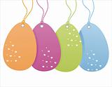 colorful easter sale tags