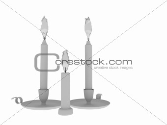 3d candles