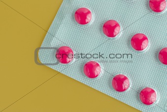 Pack of pink pills