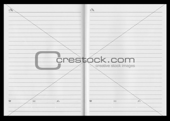 Notebook spread
