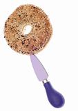 Bagel on a Small Knife
