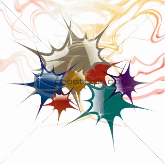 the vector abstract color background