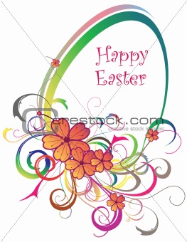 Eastern egg background with lines